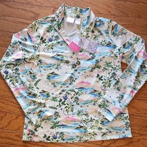 NWT STELLA PARKER SPF 50 BEACH TOP (New $50)  Sz S